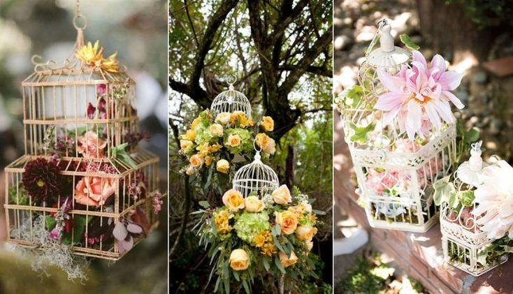 Mariage - 20 Romantic Vintage Birdcage Wedding Ideas
