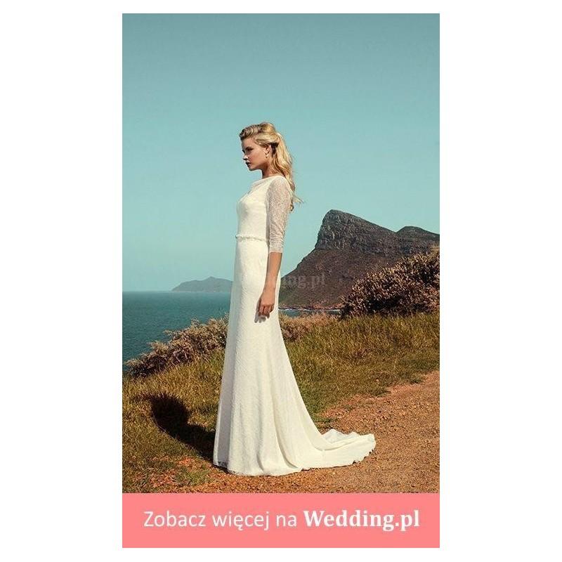 Hochzeit - Marylise - Verona 2015 Floor Length High Neck Straight 3/4 Short - Formal Bridesmaid Dresses 2018