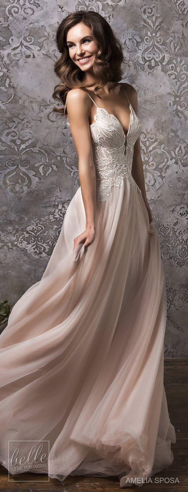 Hochzeit - Amelia Sposa Wedding Dress Collection Fall 2018