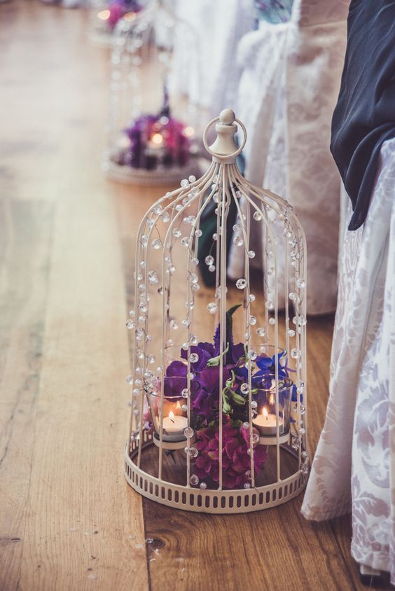 Wedding - 20 Romantic Vintage Birdcage Wedding Ideas