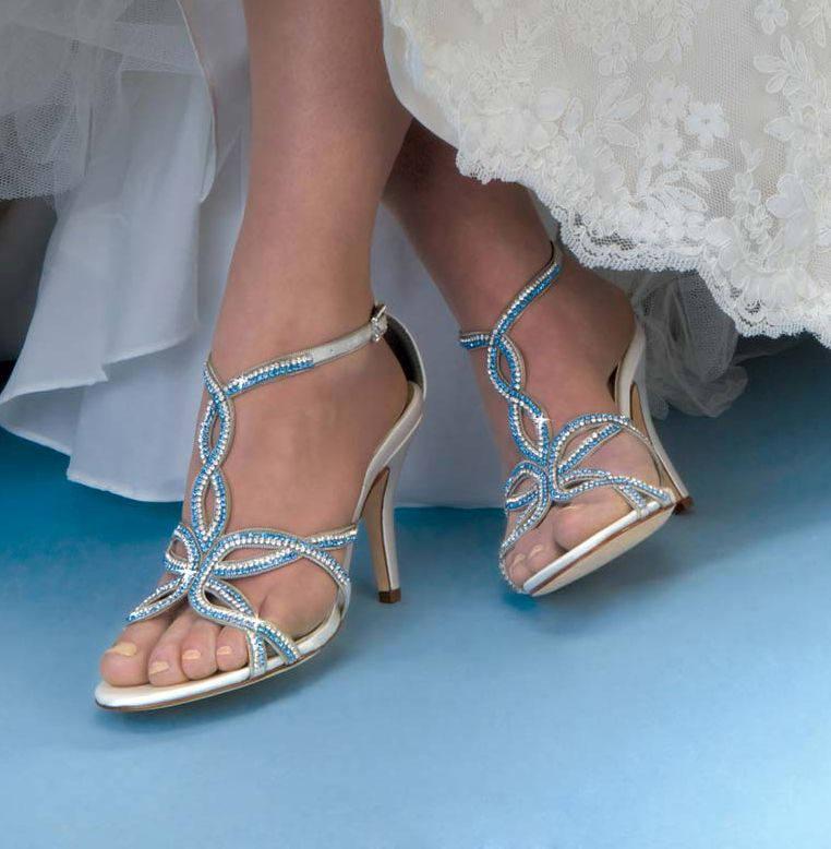 Hochzeit - Wedding Shoes- 250 Custom Colors -Slingback 3 inch high heel, sandal, Bridal Shoes-Rhinestone Wedding Shoes