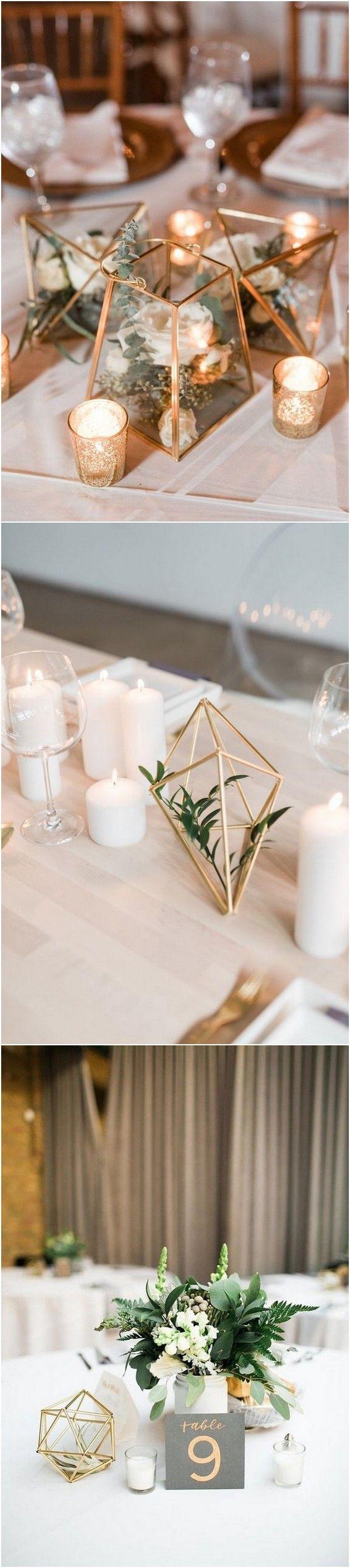 Mariage - 40  Chic Geometric Wedding Ideas For 2018 Trends - Page 2 Of 2