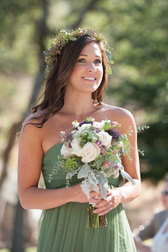زفاف - Natural Green And Grey Wedding In California