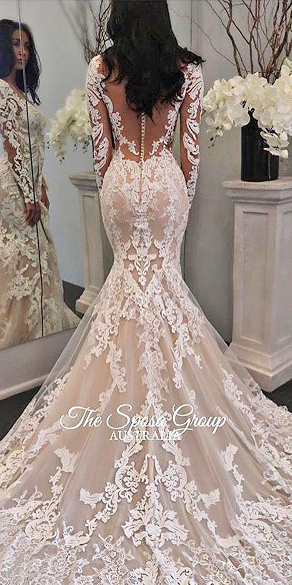 زفاف - 36 Chic Long Sleeve Wedding Dresses