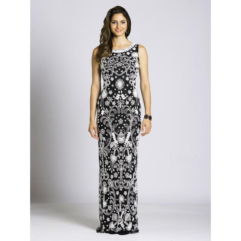 Mariage - Lara Dresses - 33543 Embellished Bateau Column Dress - Designer Party Dress & Formal Gown