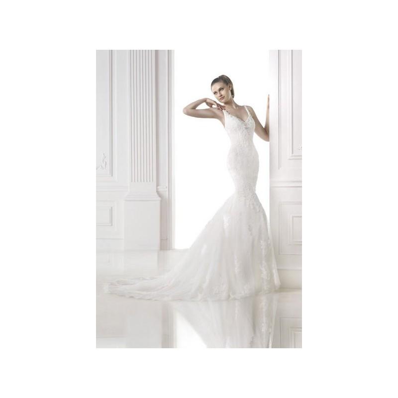 Mariage - Vestido de novia de Pronovias Modelo MARILIA - 2015 Sirena Tirantes Vestido - Tienda nupcial con estilo del cordón