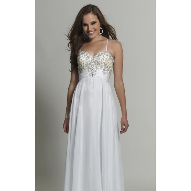 Wedding - Ivory Beaded Sweetheart Gown by Dave and Johnny - Color Your Classy Wardrobe
