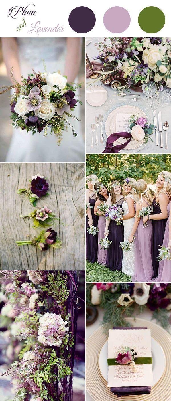 Hochzeit - Get Inspired By These Awesome Plum Purple Wedding Color Ideas