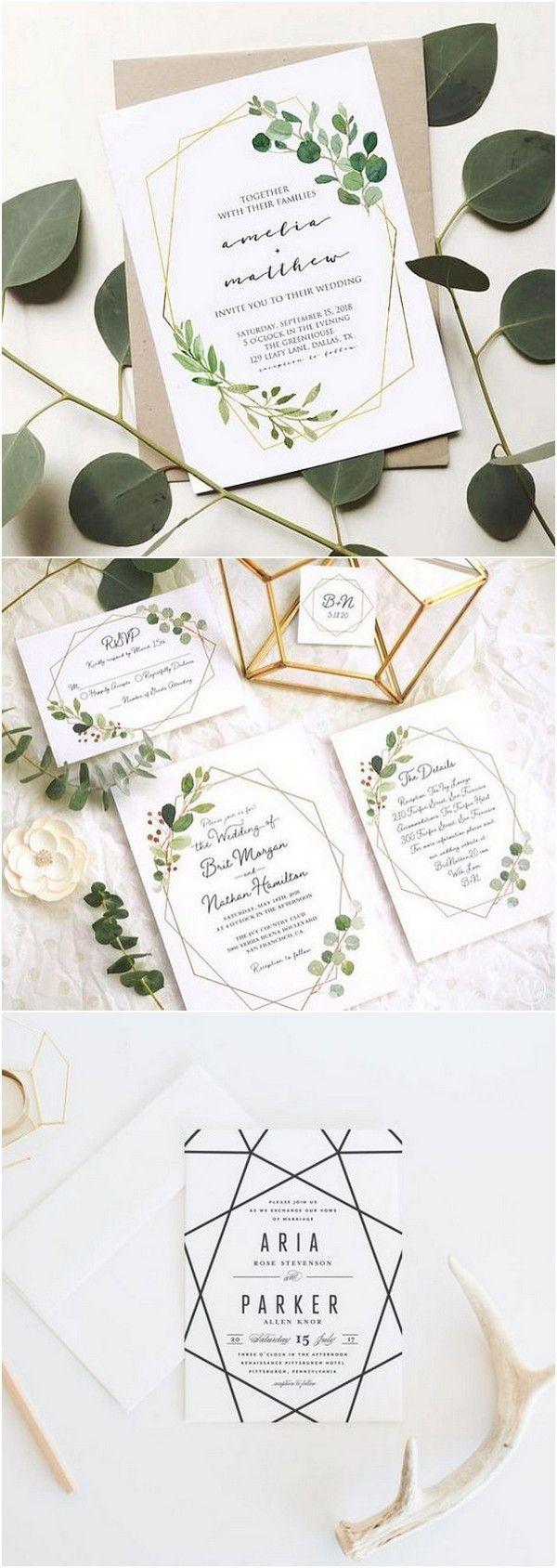 Mariage - 40  Chic Geometric Wedding Ideas For 2018 Trends - Page 3 Of 4