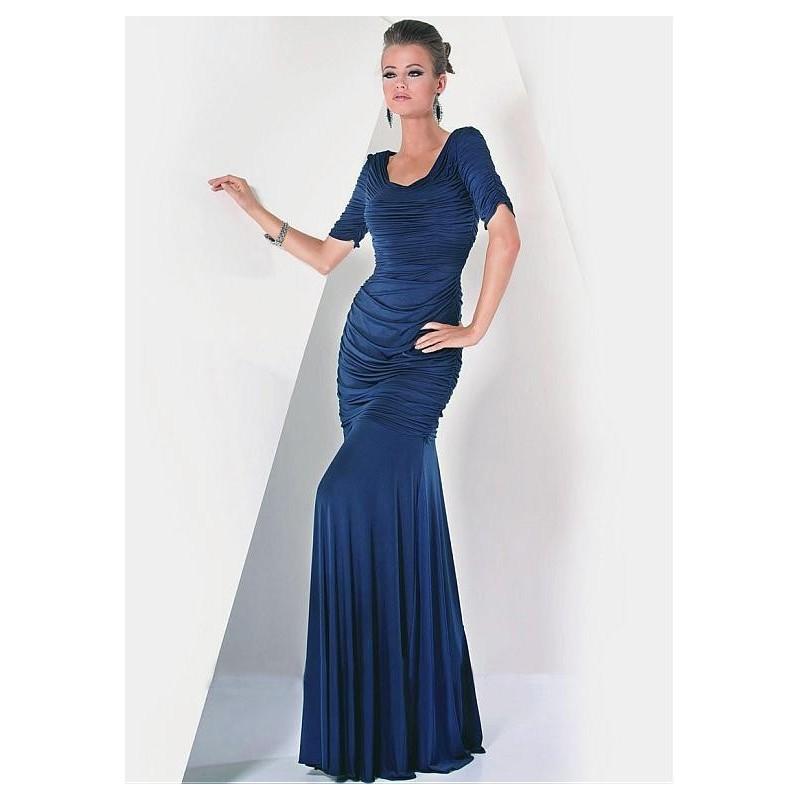 Mariage - Fabulous Stretch Charmeuse Sheath Jewel Neckline Mother of the Bride Dress - overpinks.com