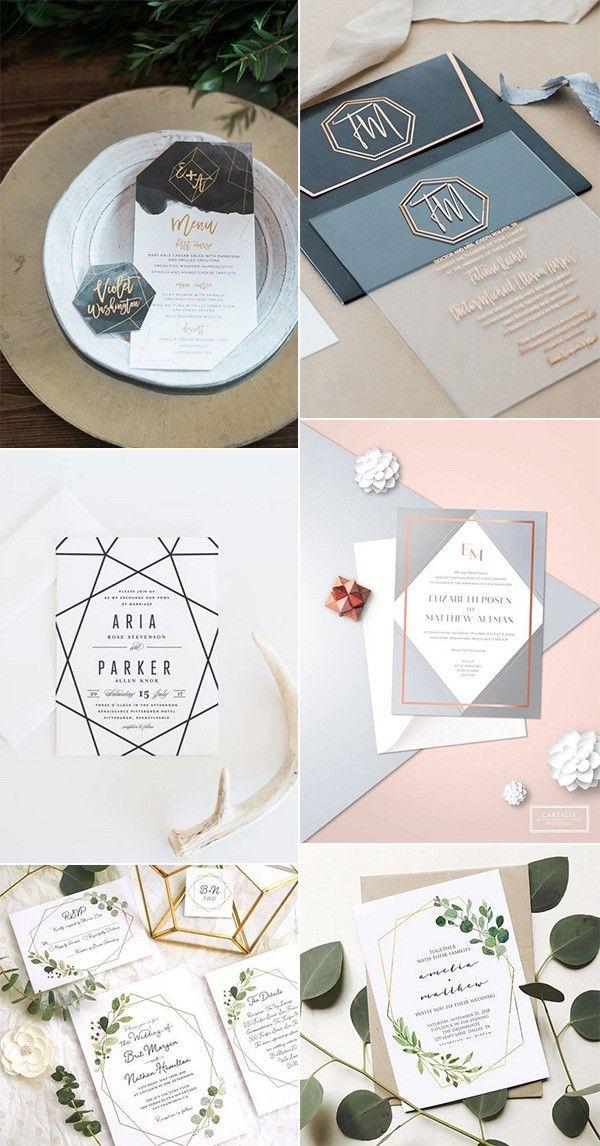 Свадьба - 40  Chic Geometric Wedding Ideas For 2018 Trends - Page 3 Of 4