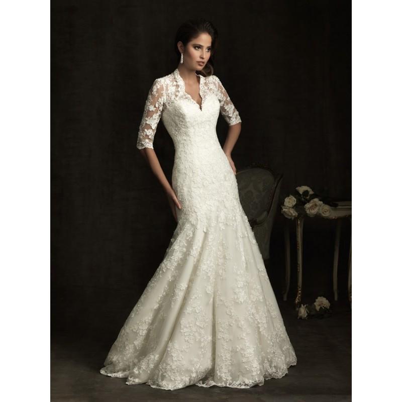 Hochzeit - Allure Bridals 8900 Vintage Lace Wedding Dress - Crazy Sale Bridal Dresses