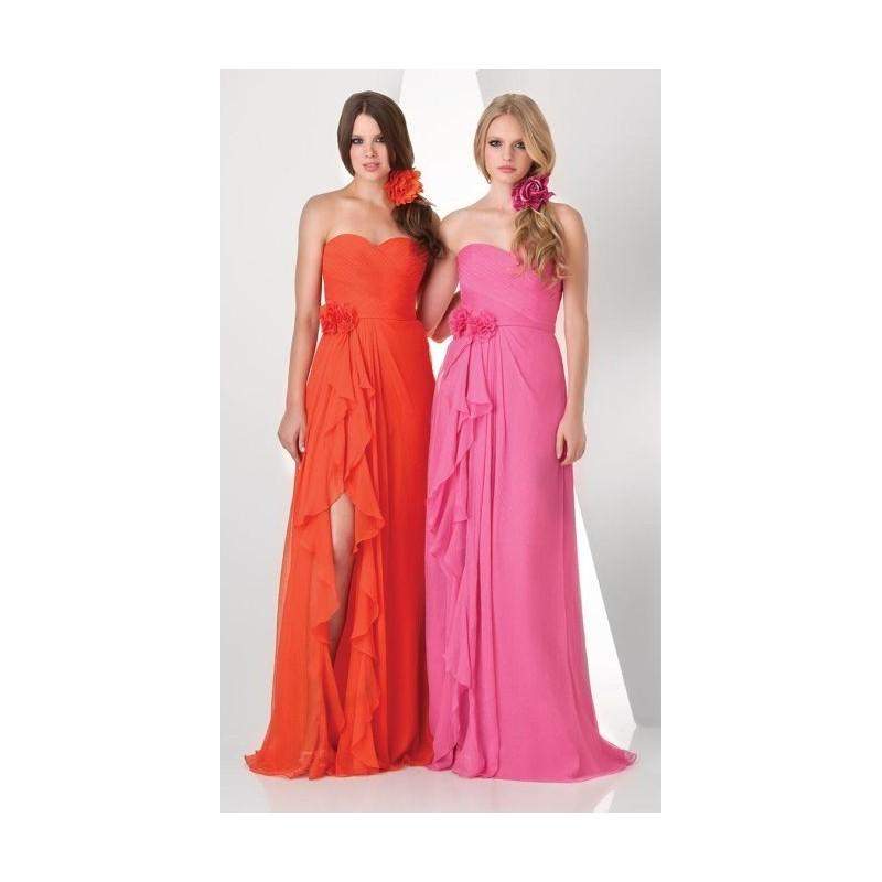 زفاف - Bari Jay 881 Bridesmaid Dress with Flower - Brand Prom Dresses