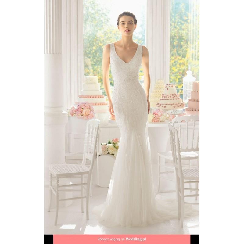 Hochzeit - Aire Barcelona - 8C129 Ajedrez 2015 Floor Length V-neck Mermaid Sleeveless Short - Formal Bridesmaid Dresses 2018