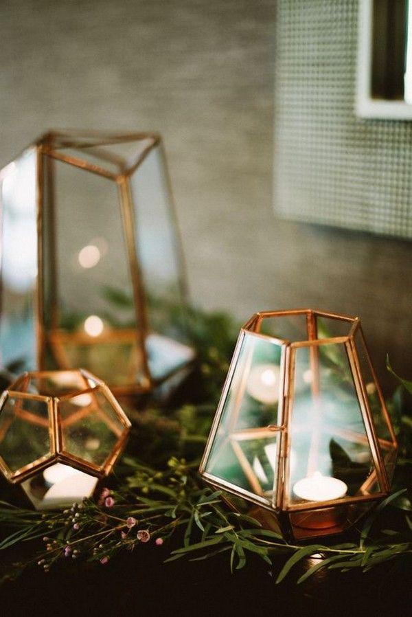 Свадьба - 40  Chic Geometric Wedding Ideas For 2018 Trends - Page 4 Of 4