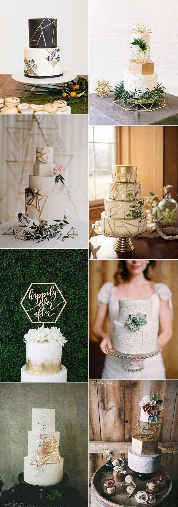 Wedding - 40  Chic Geometric Wedding Ideas For 2018 Trends - Page 5 Of 5
