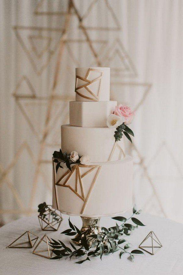 Свадьба - 40  Chic Geometric Wedding Ideas For 2018 Trends - Page 5 Of 5