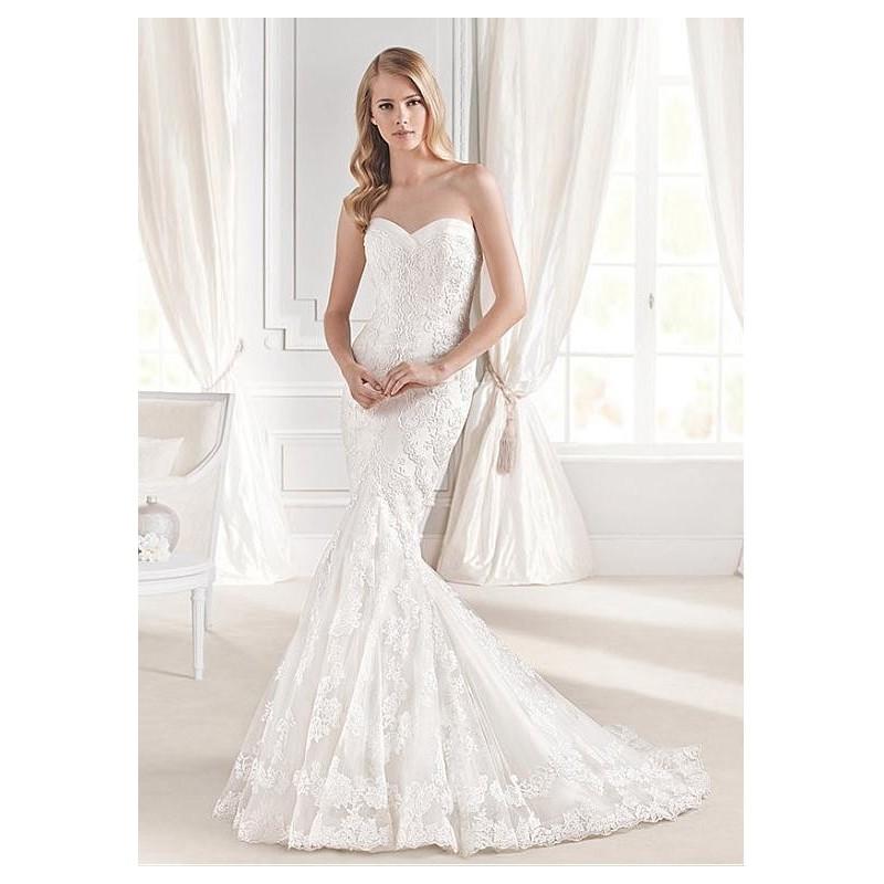 زفاف - Elegant Tulle Sweetheart Neckline Natural Waistline Mermaid Wedding Dress With Beaded Venice Lace Appliques - overpinks.com