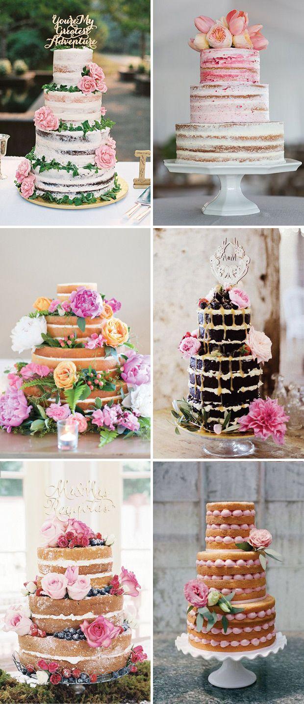 Hochzeit - A One Fab Day Favourite - Naked Wedding Cakes