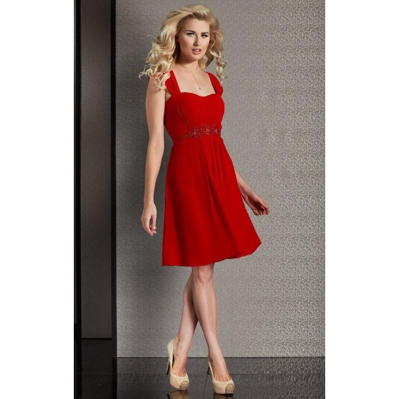Mariage - Clarisse - M6261 Ruched Sweetheart Flare Dress - Designer Party Dress & Formal Gown