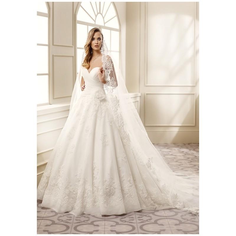 زفاف - Eddy K EK1059 - Ball Gown Sweetheart Natural Floor Semi-Cathedral Tulle Lace - Formal Bridesmaid Dresses 2018