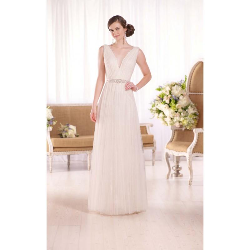 Hochzeit - Essense of Australia Grecian-Inspired Sheath Wedding Dress -  Designer Wedding Dresses