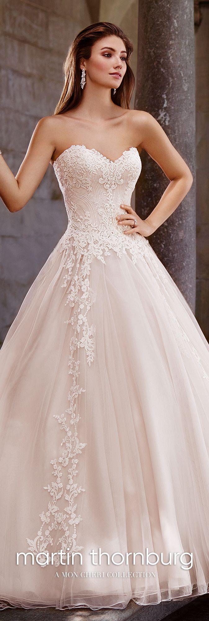 Mariage - Lace A-Line Sweetheart Neckline Wedding Dress- 117267 Topaz