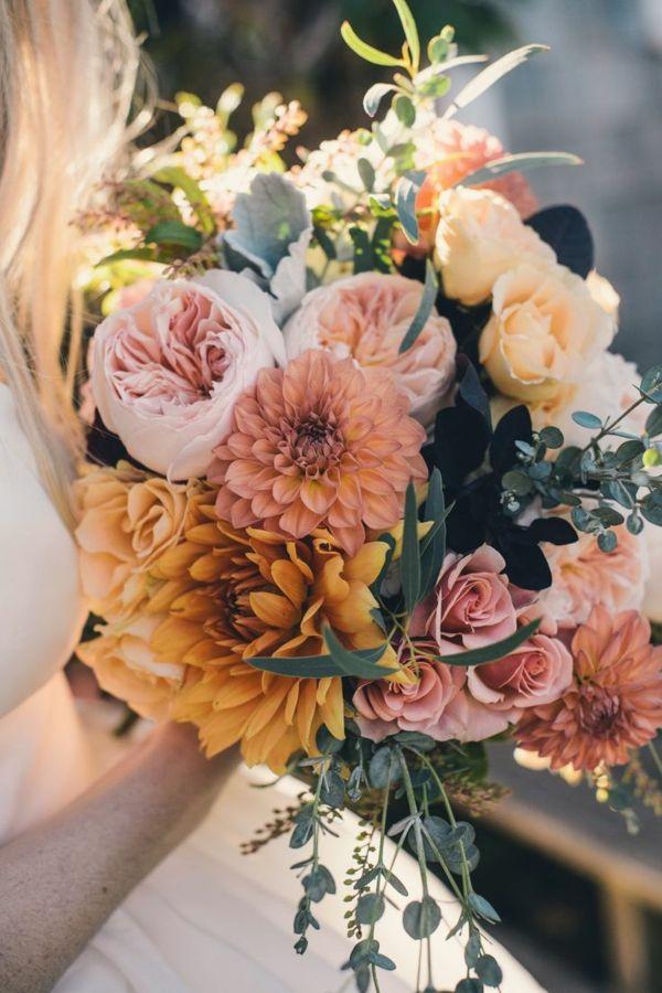 Wedding - 70 Herbstblumen Als Dekorative Blumenarrangements