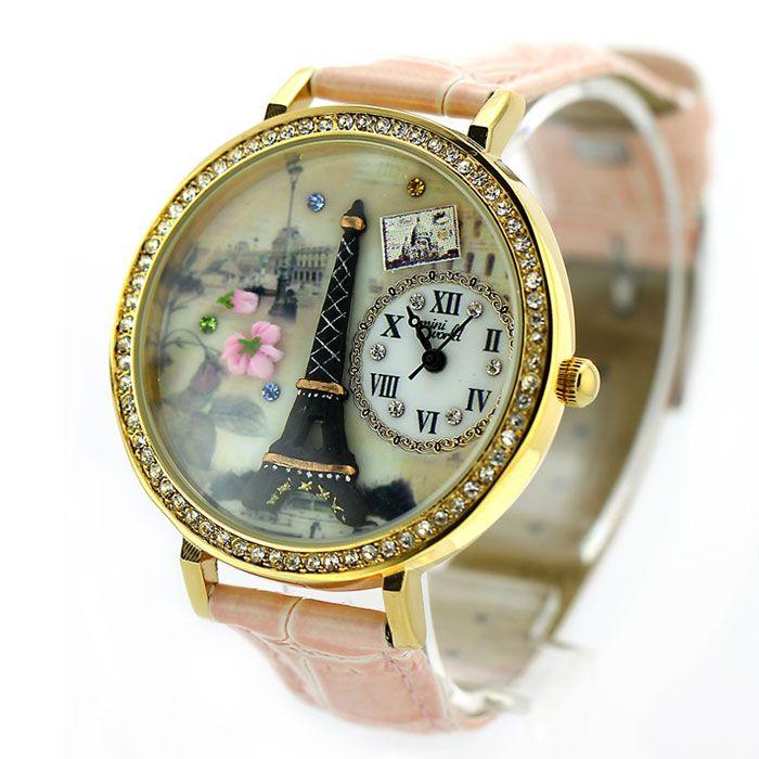 Mariage - Romantic Eiffel Tower Polymer Clay Watch Only $34.9