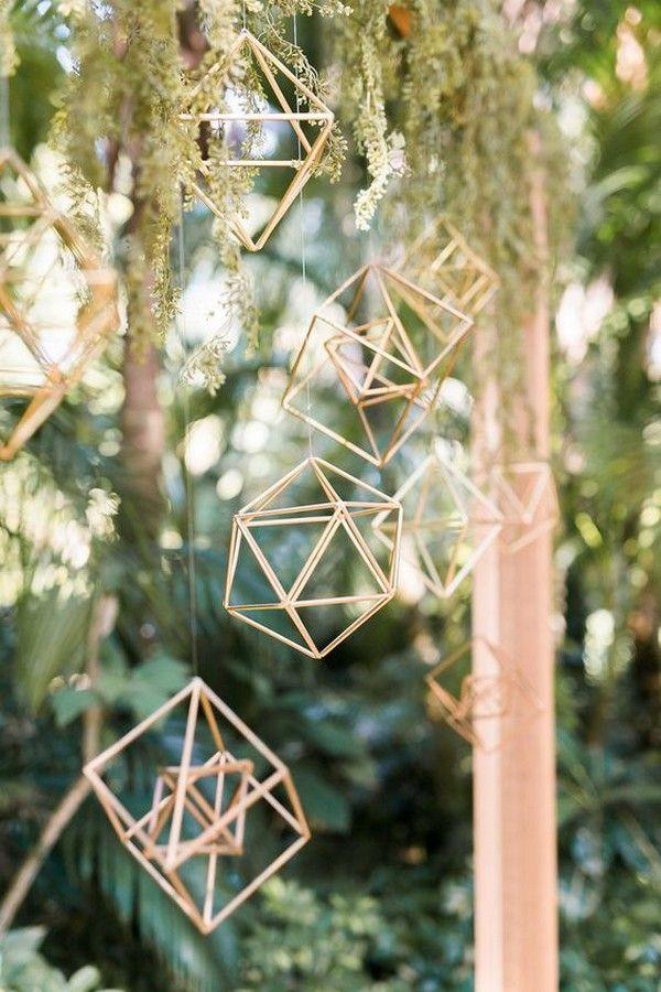 Wedding - 40  Chic Geometric Wedding Ideas For 2018 Trends - Page 6 Of 6