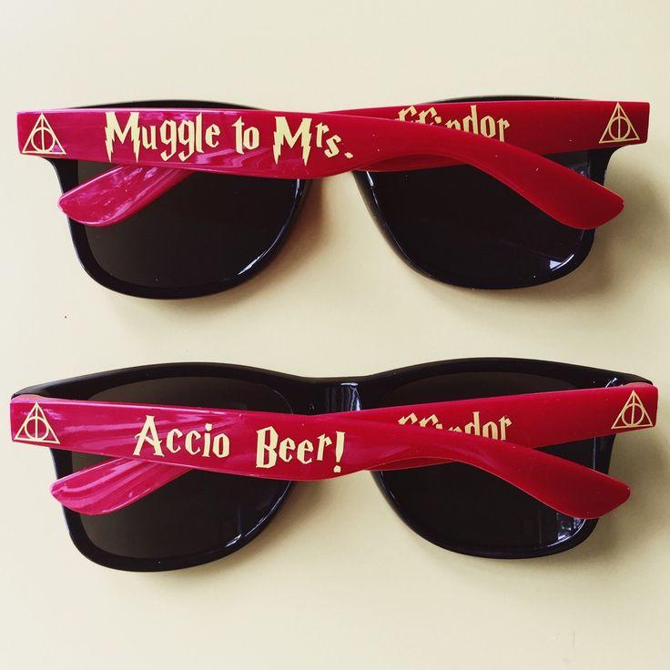 Свадьба - Wizard Themed Bachelorette Party Bridal Shower Gift Sunglasses Party Favor