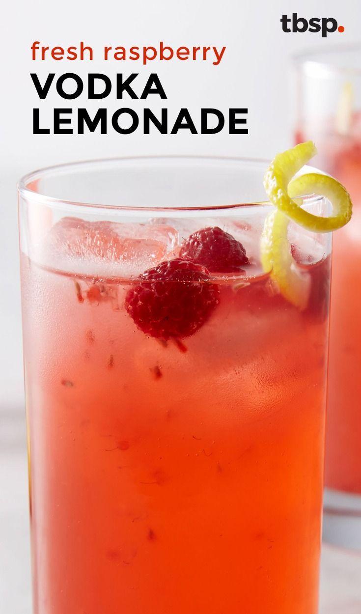 زفاف - Fresh Raspberry Vodka Lemonade