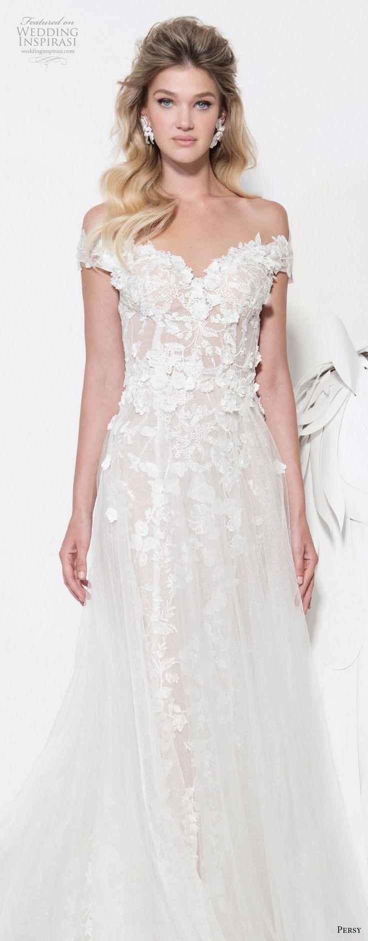 Свадьба - Persy Couture 2019 Wedding Dresses — “Affaire De Fleurs” Bridal Collection