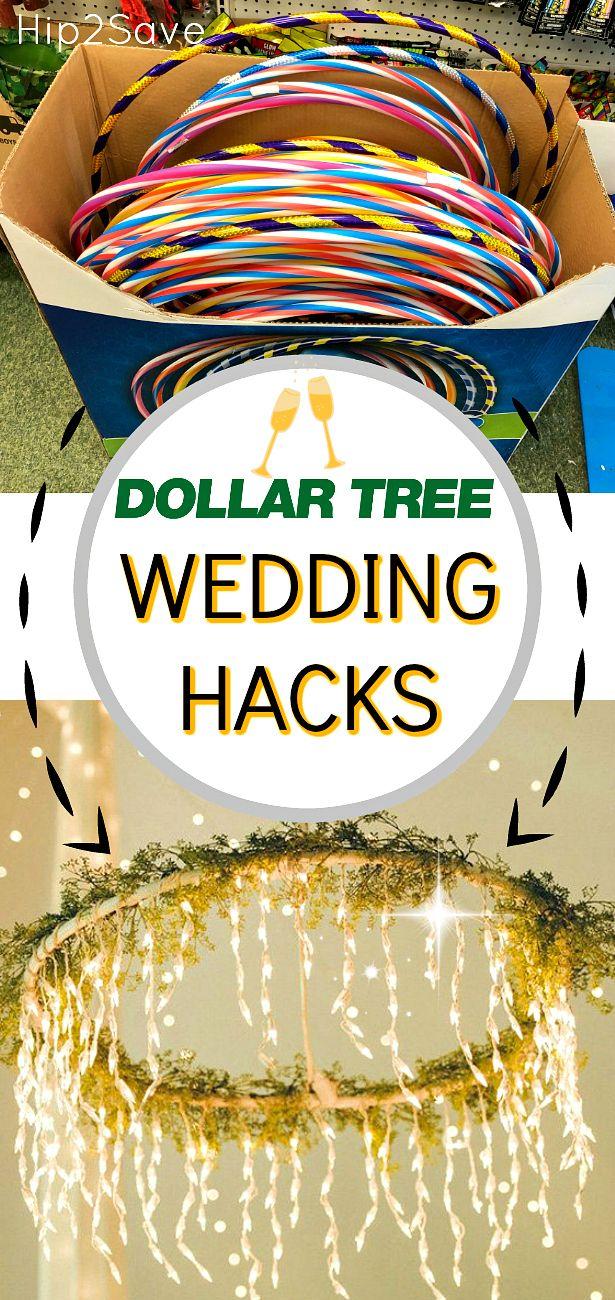Свадьба - 5 BRILLIANT Wedding Day Hacks Using Dollar Tree Items