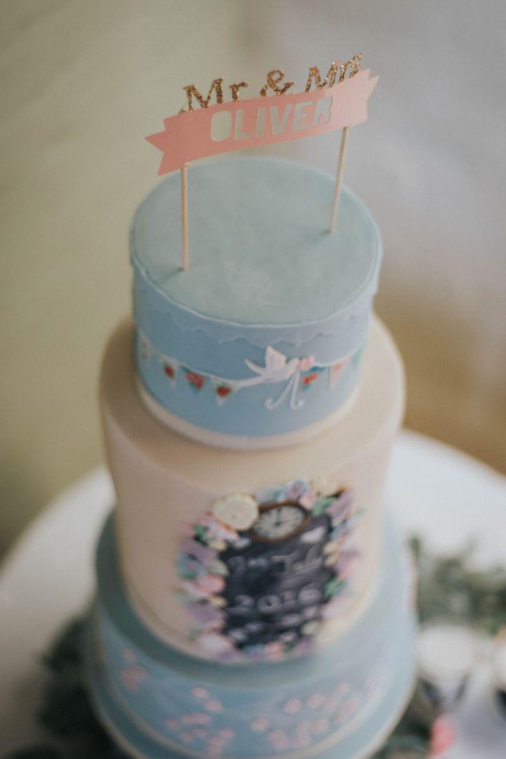 Свадьба - DIY Pastel Pink & Blue Creative Wedding