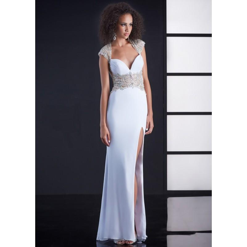 Hochzeit - Jasz Couture 5467 Cap Sleeve Gown - 2018 Spring Trends Dresses