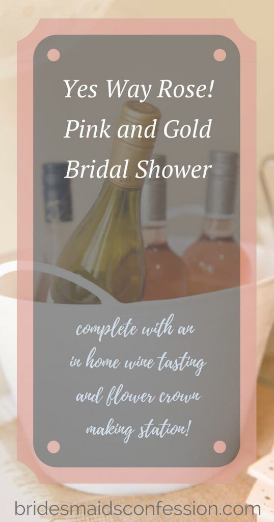 Mariage - This Pink Bridal Shower Will Make You Say Yes Way Rose