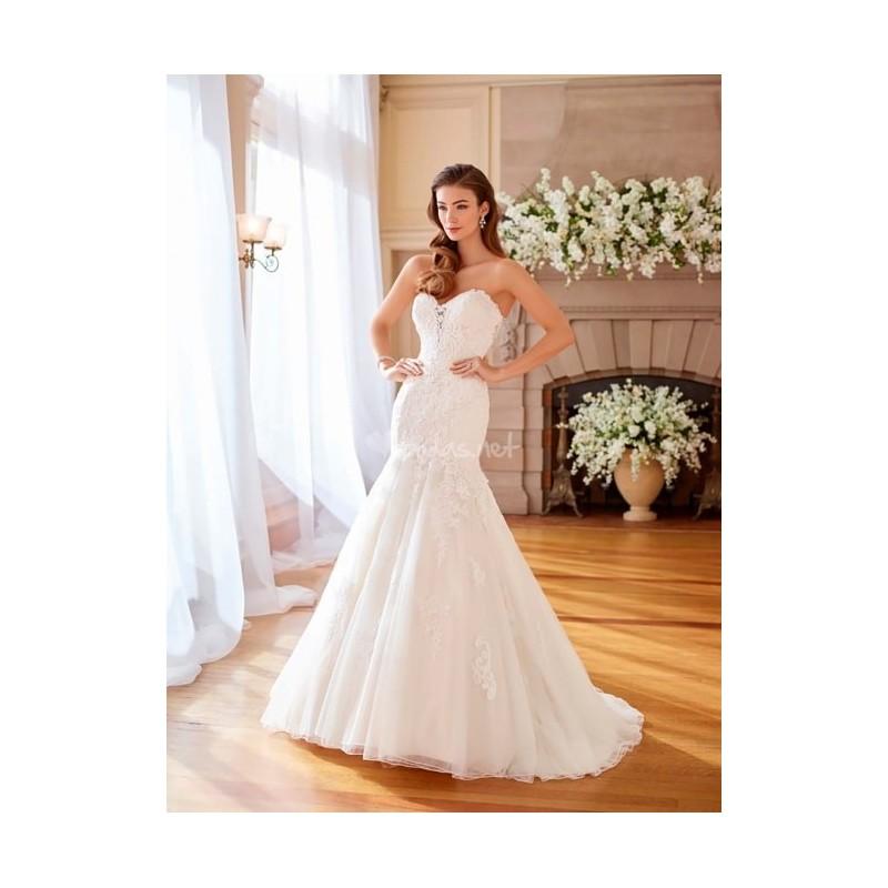 Hochzeit - 217226 (Mon Cheri Bridals) Corte Sirena Escote Corazón Largo Sin mangas - Vestidos de novia 2018 