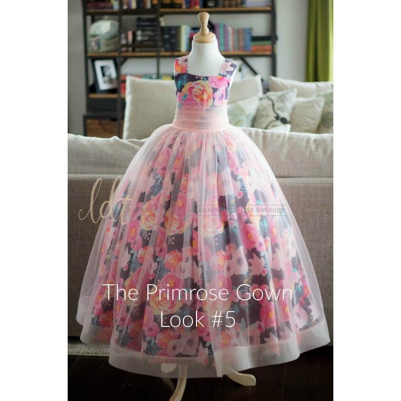 Hochzeit - NEW!! The Primrose Gown - 5 Ways to Wear - Flower Girl Dress - Couture Dress - Hand-made Beautiful Dresses
