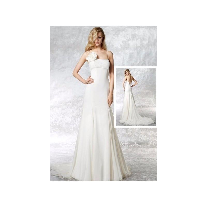 Hochzeit - Vestido de novia de Raimon Bundó Modelo Sandy - 2016 Sirena Palabra de honor Vestido - Tienda nupcial con estilo del cordón