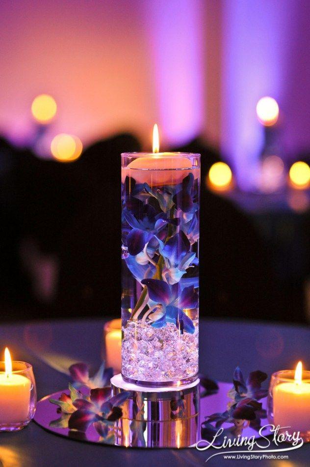 زفاف - 33 Romantic Candle Wedding Centerpieces Inspiration