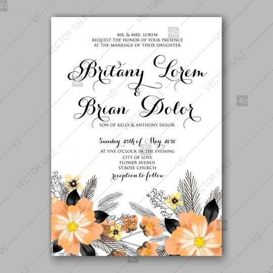 زفاف - Pink Peony wedding invitation template design holiday