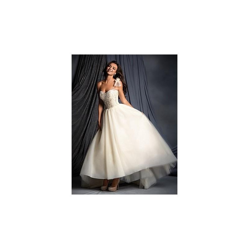 Wedding - AA 2505 (Alfred Angelo) 2016 Alfred Angelo Collection AA 2505 En A Otros Largo - Vestidos de novia 2018 