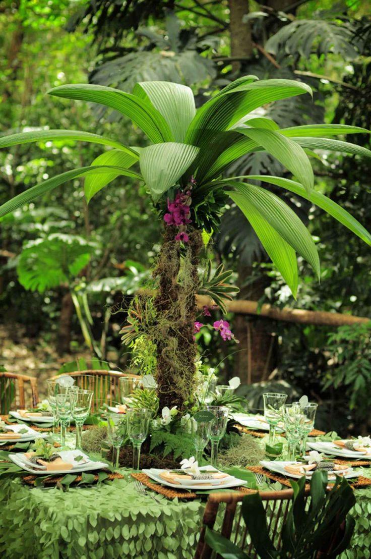 زفاف - Wedding Reception Ideas: Tropical Rainforest