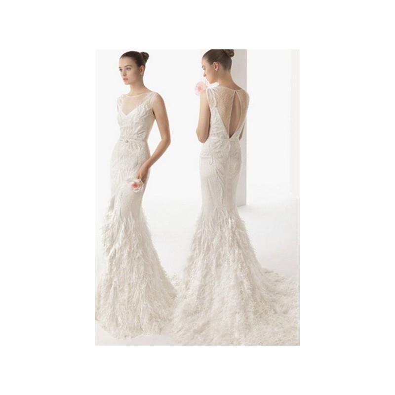 Hochzeit - Vestido de novia de Rosa Clará Modelo Uma - 2015 Sirena Tirantes Vestido - Tienda nupcial con estilo del cordón