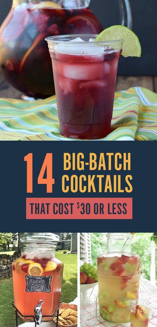 Свадьба - 14 Big-Batch Cocktails For Summer That Cost $30 Or Less