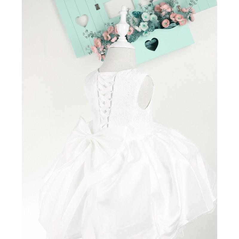 زفاف - Handmade Fancy Lace Top Baby Birthday Dress,Baptism Dress,Toddlers Dress,Party Dress Pageant Dress PD094-1 - Hand-made Beautiful Dresses