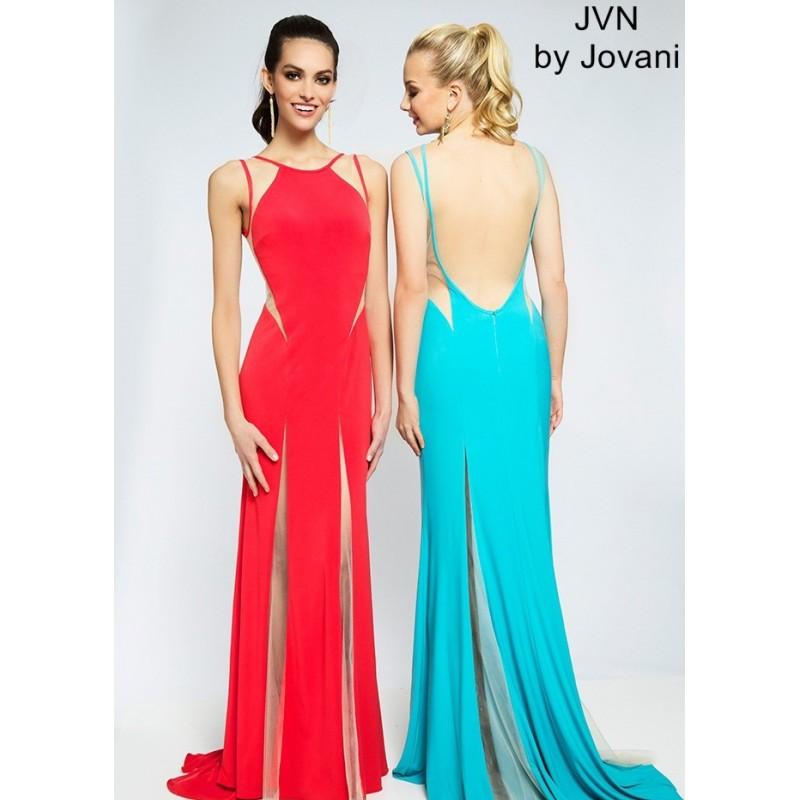 Wedding - JVN by Jovani JVN21026 Sexy Jersey Gown SALE - 2018 Spring Trends Dresses