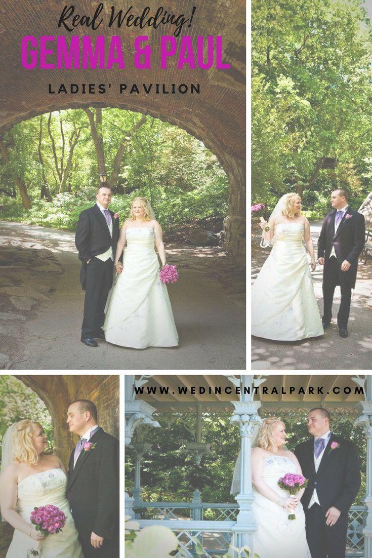 Hochzeit - Gemma And Paul’s Central Park Wedding In The Ladies’ Pavilion