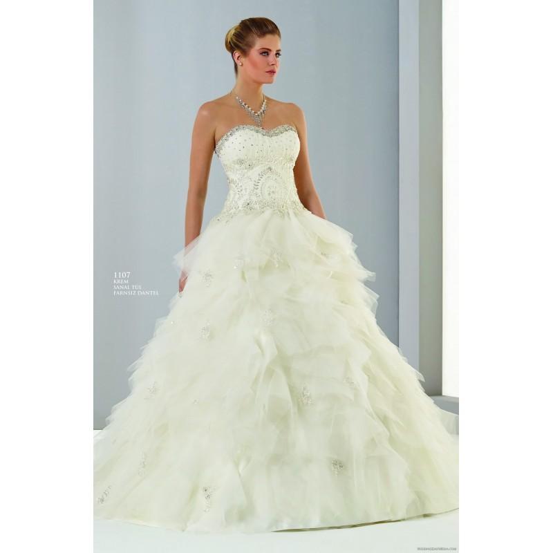 زفاف - Angelo Bianca 1107 Angelo Bianca Wedding Dresses Yasmine - Rosy Bridesmaid Dresses